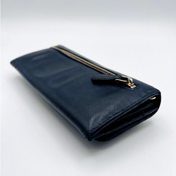 Authentic Prada Black Saffiano Bow Wallet - Picture 3 of 9